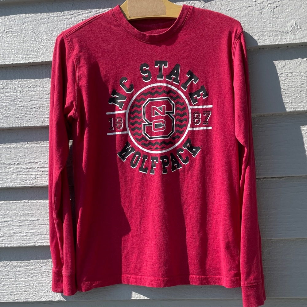 NC STATE WOLFPACK Red Long Sleeve Tee